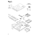 Whirlpool GJC3055RB00 cooktop parts, optional parts (not included) diagram