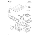 Whirlpool GJC3055RS01 cooktop parts, optional parts (not included) diagram