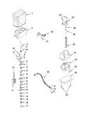 Motor and ice container parts