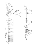 Motor and ice container parts