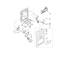 Whirlpool ED5JHAXTS00 dispenser front parts diagram