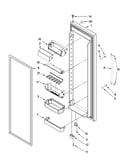 Refrigerator door parts