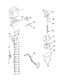 Motor and ice container parts