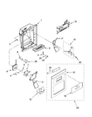 Dispenser front parts