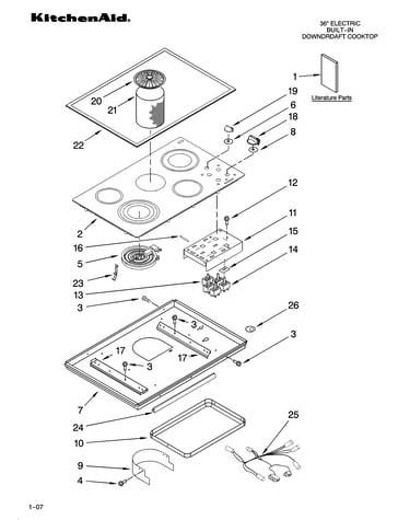 Cooktop parts