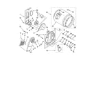 Magic Chef YHED4300TQ0 bulkhead parts, optional parts (not included) diagram
