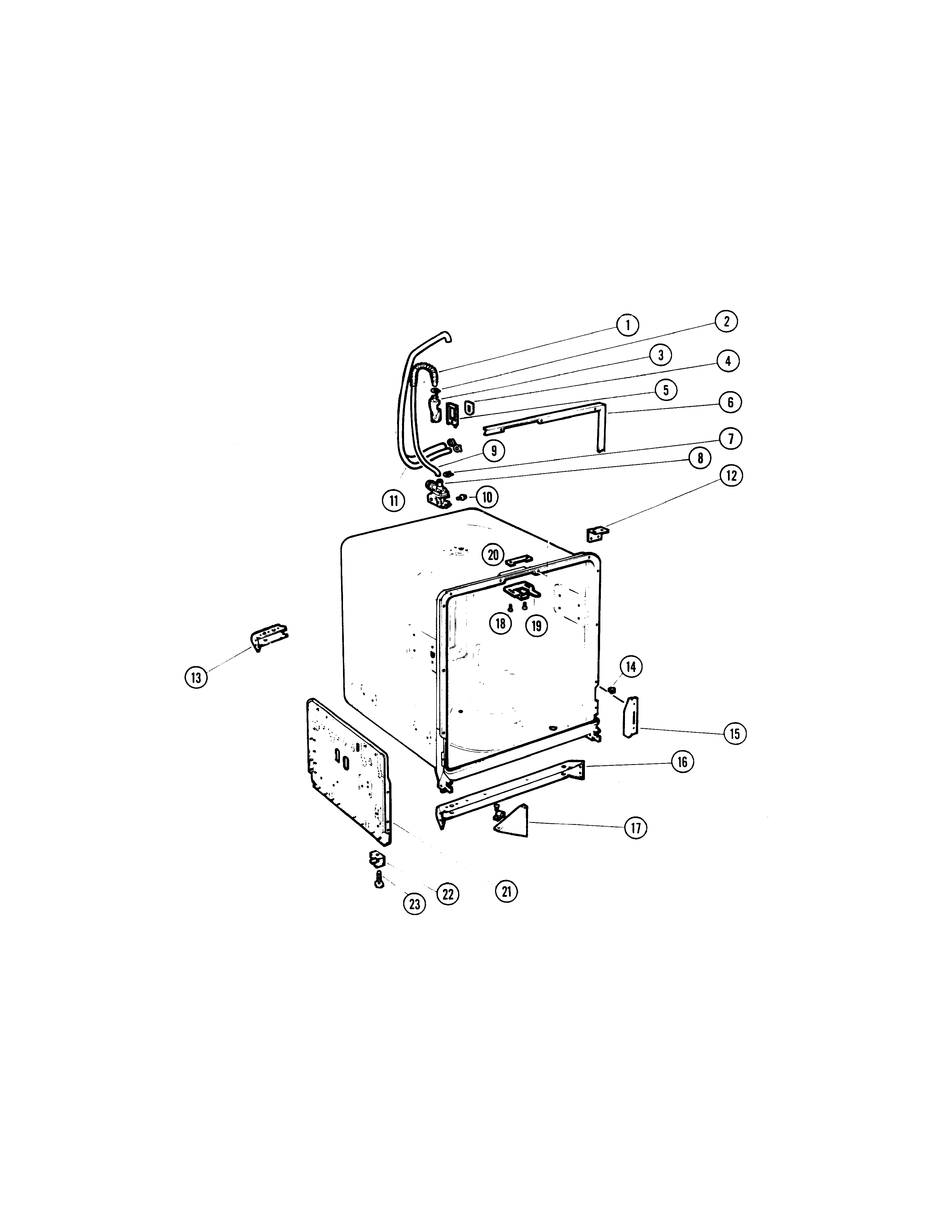 VALVE AND TUB ASSEMBLY