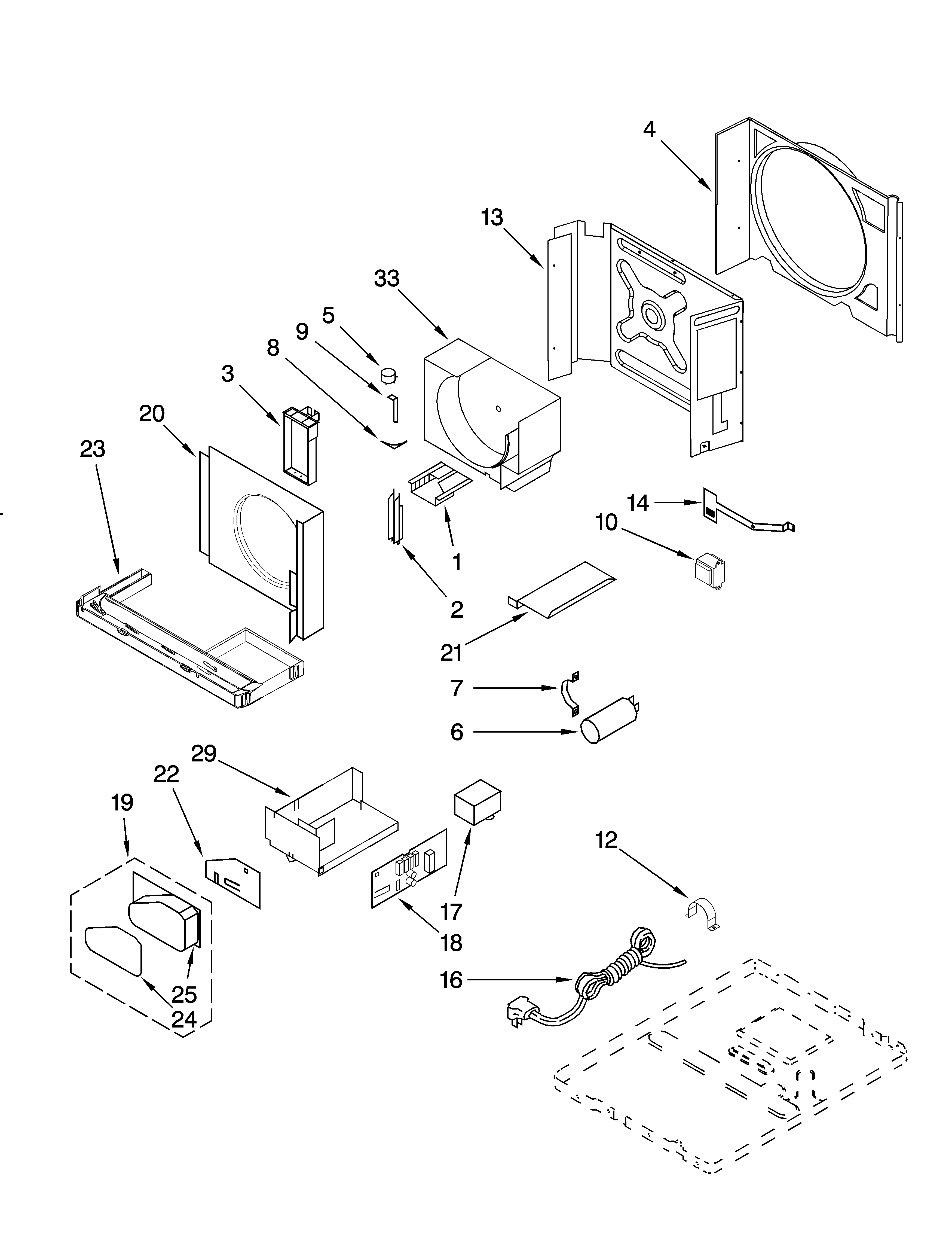 Air flow and control parts
