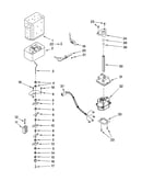 Motor and ice container parts
