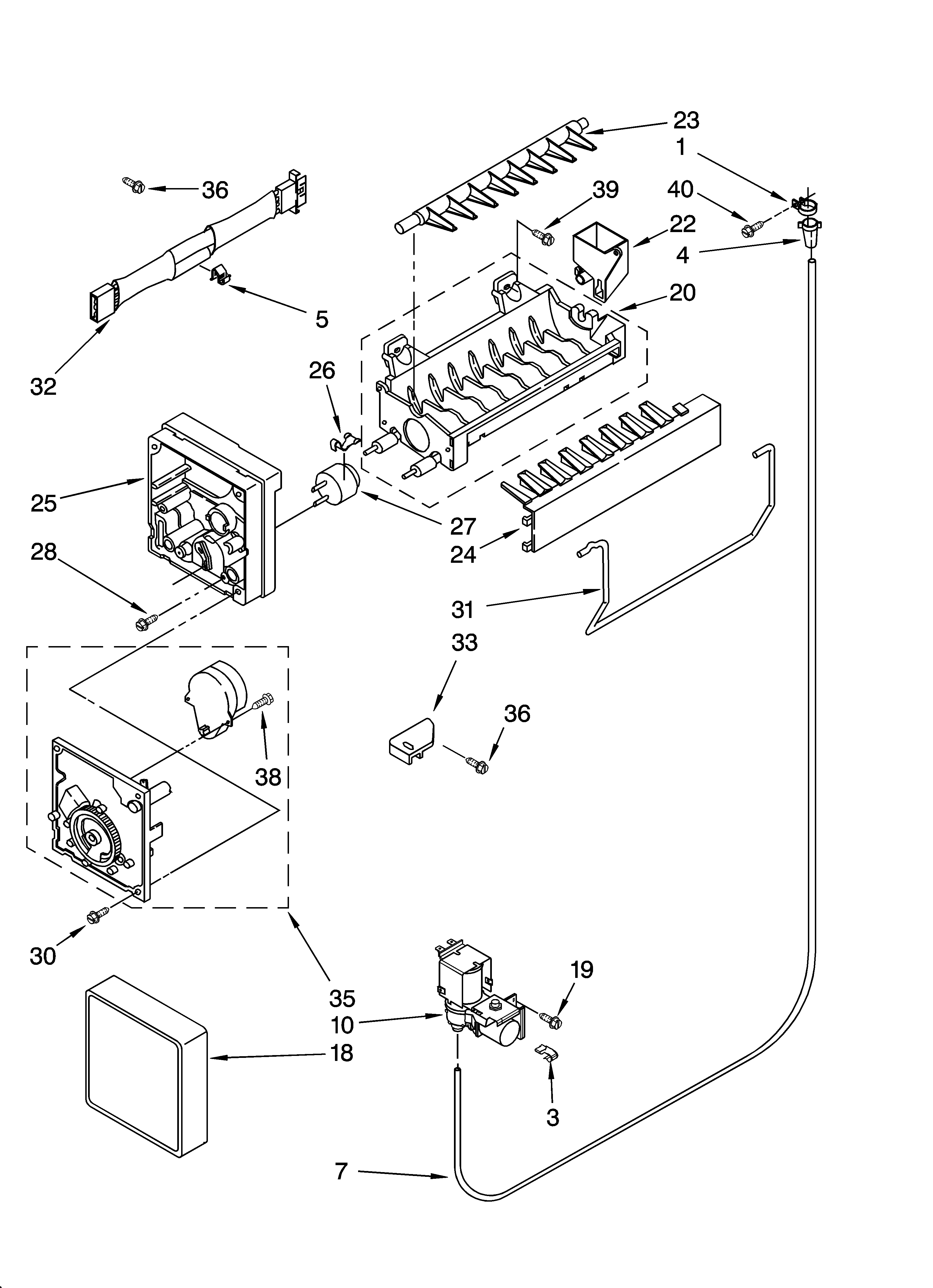 Icemaker parts