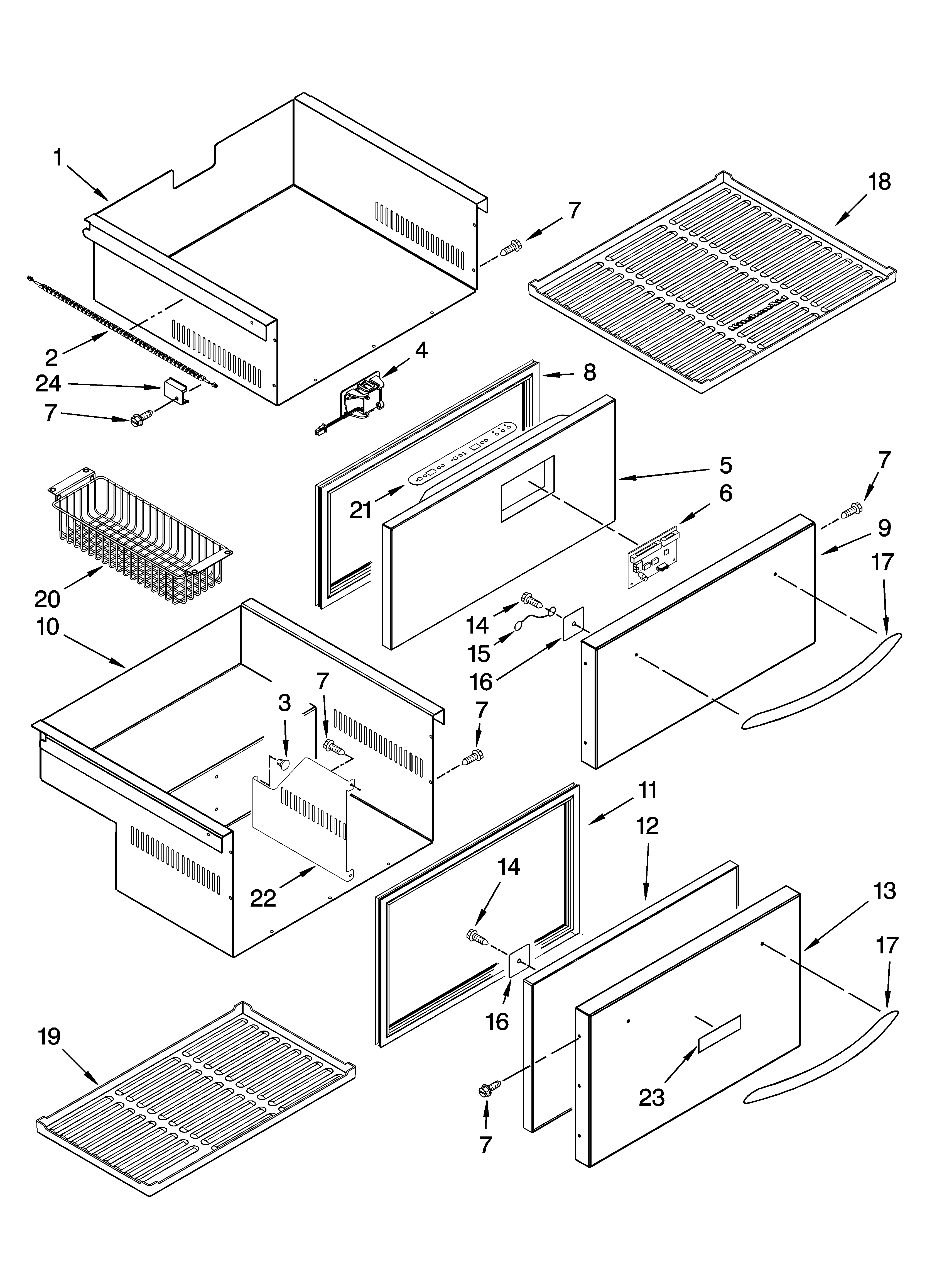 Drawer parts