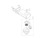 KitchenAid KECD806RBL02 blower unit parts, optional parts diagram