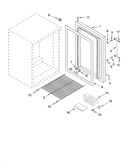 Door and shelf parts