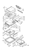 Refrigerator shelf parts