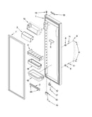 Refrigerator door parts