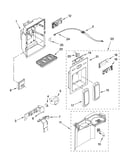 Dispenser front parts