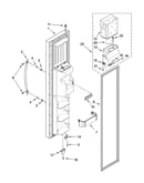 Freezer door parts