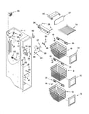 Freezer liner parts