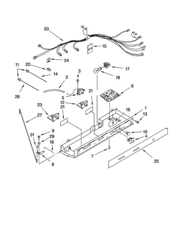 Control parts, optional parts (not included)