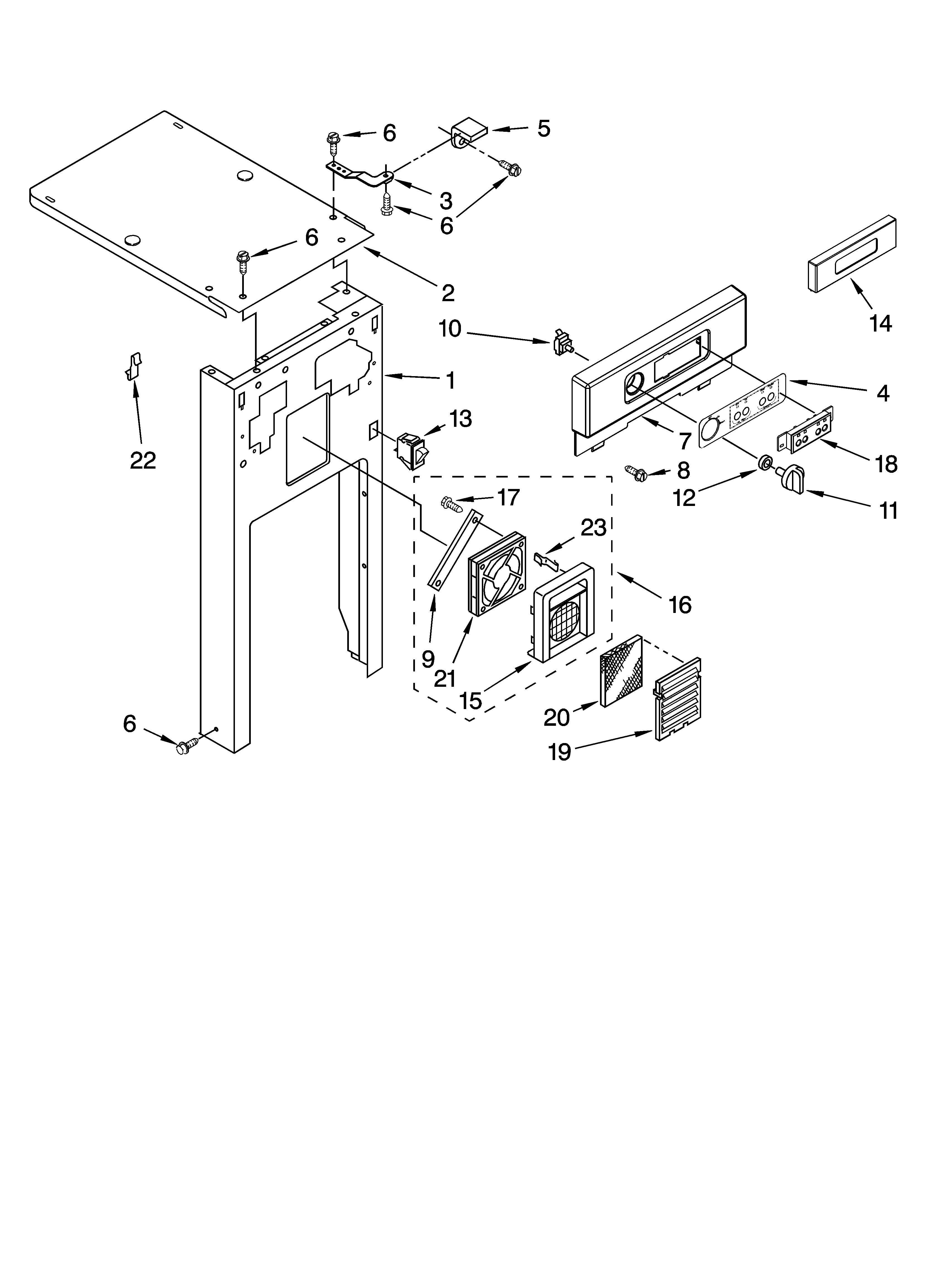 Control panel parts