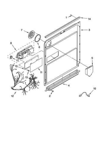 Door and latch parts