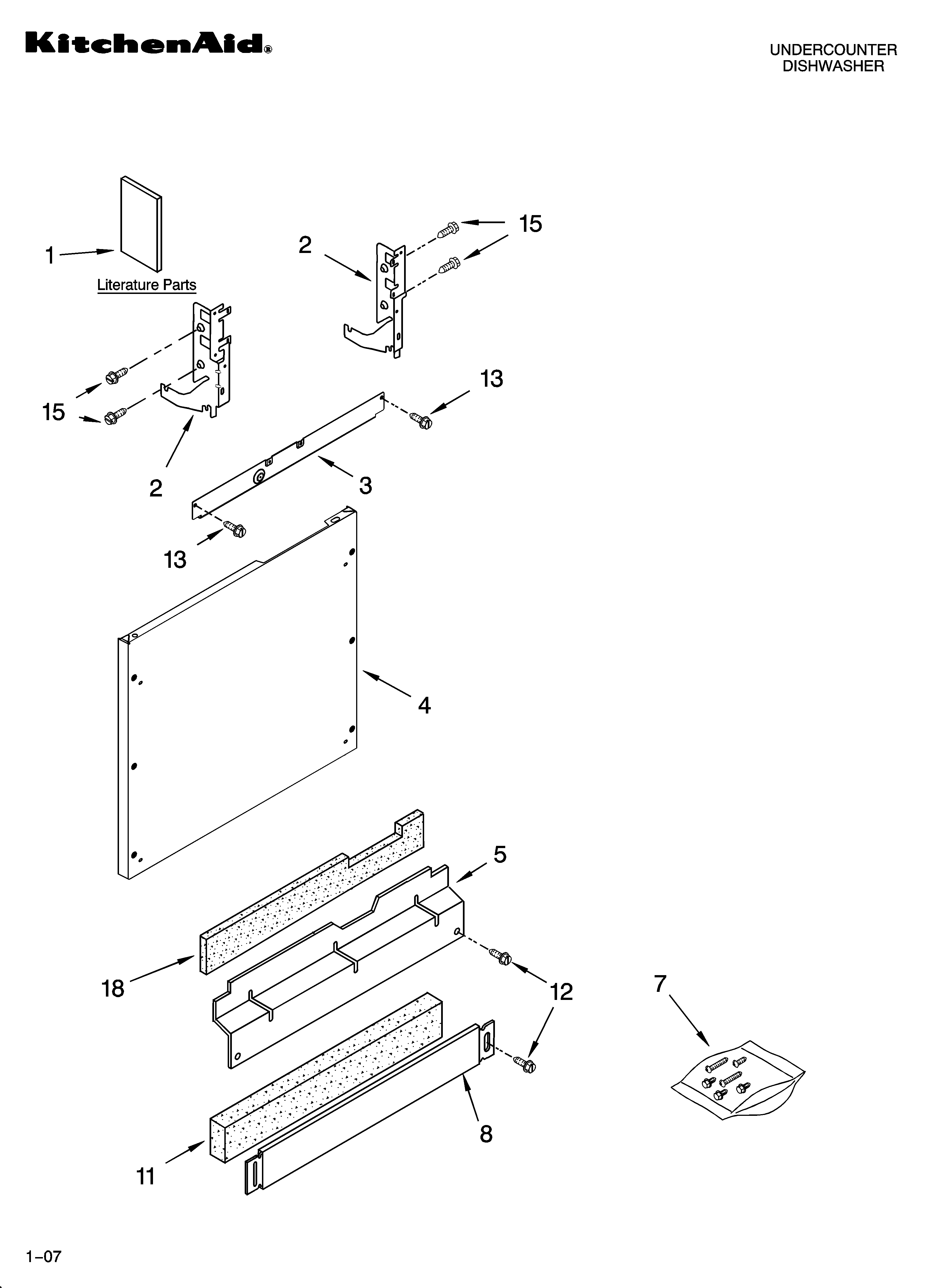 Door and panel parts