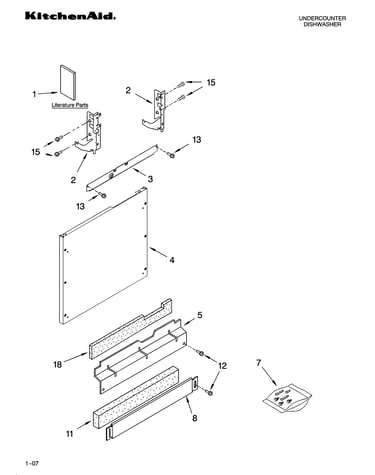 Door and panel parts