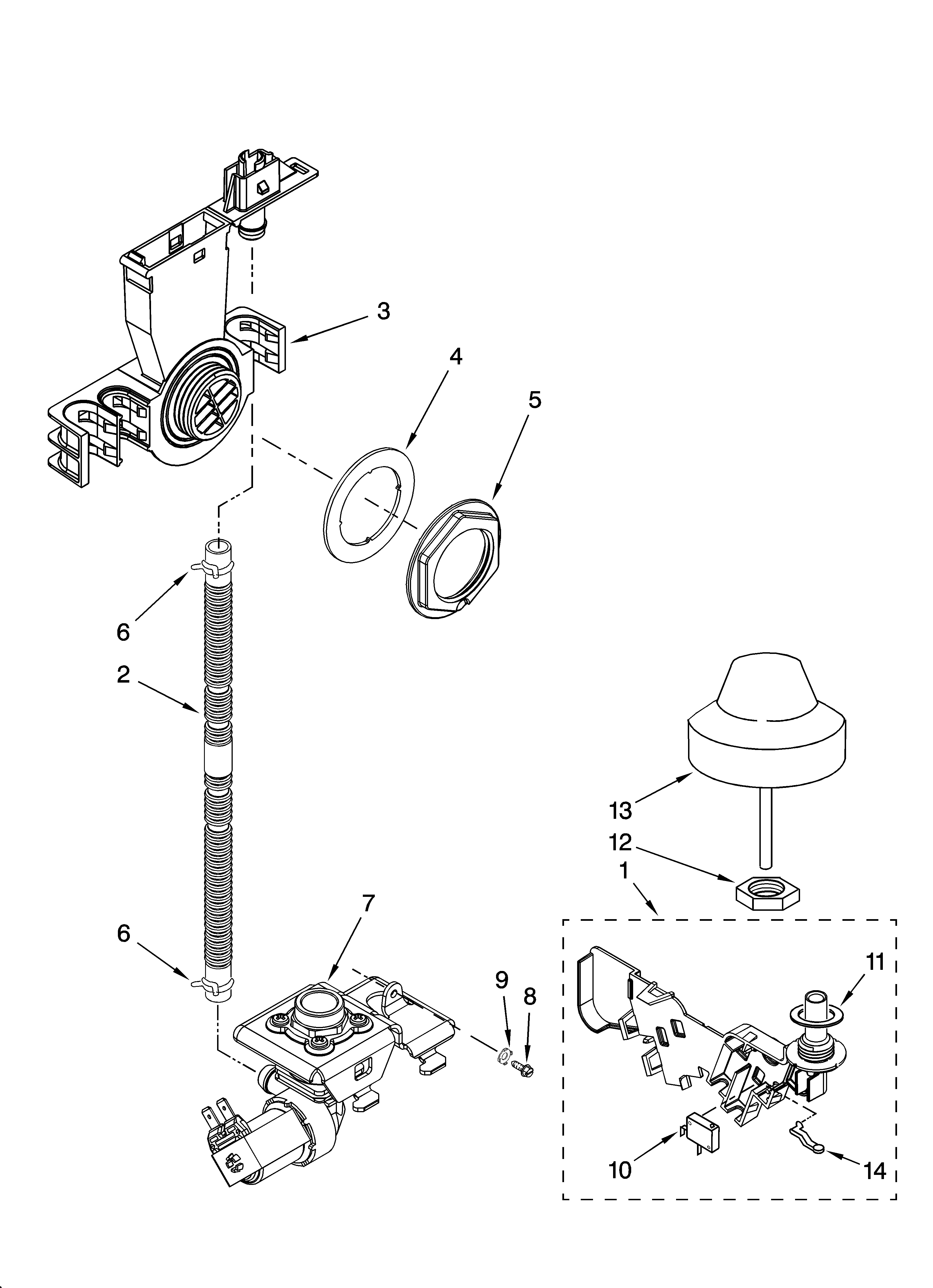 Fill and overfill parts