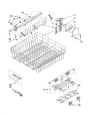 Upper rack and track parts