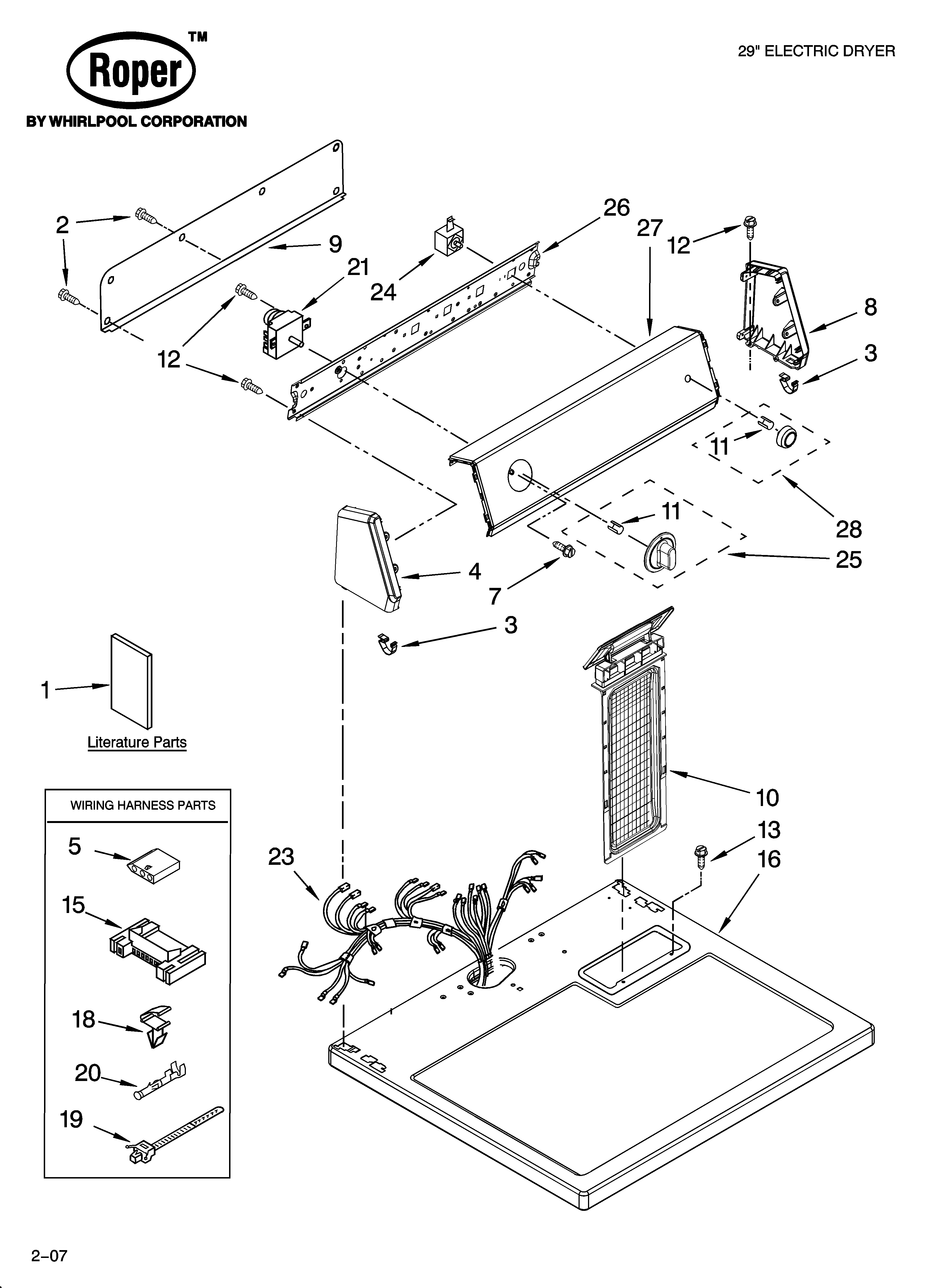 TOP AND CONSOLE PARTS