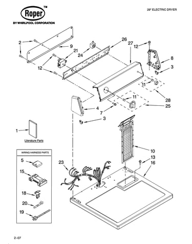 Top and console parts