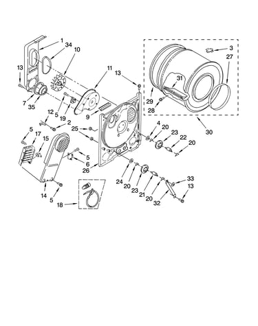 Bulkhead parts, optional parts (not included)