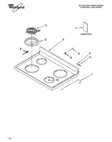 Cooktop parts