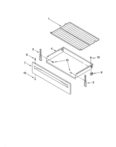 Drawer & broiler parts