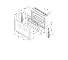 Whirlpool RF114PXSB1 door parts, optional parts (not included) diagram