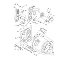 Roper RGD4400TQ0 bulkhead parts diagram