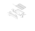 Whirlpool SF262LXSW1 drawer & broiler parts, optional parts diagram