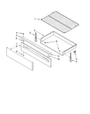 Drawer & broiler parts, optional parts