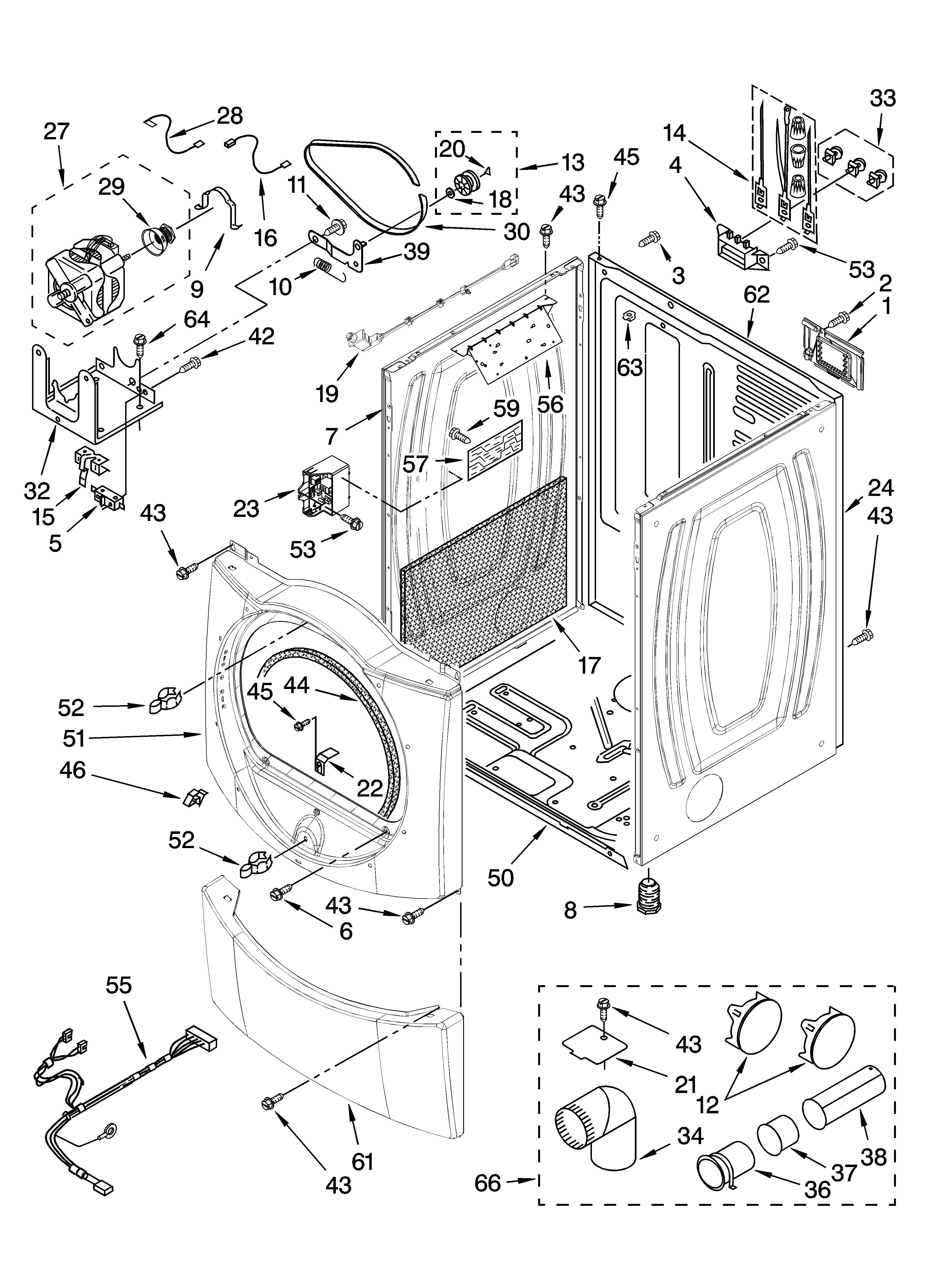 Cabinet parts