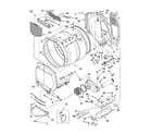 Whirlpool WED9600SU0 bulkhead parts diagram