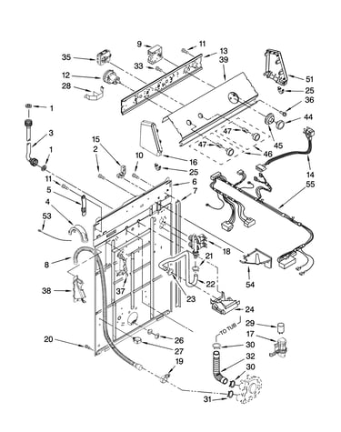 Controls and rear panel parts
