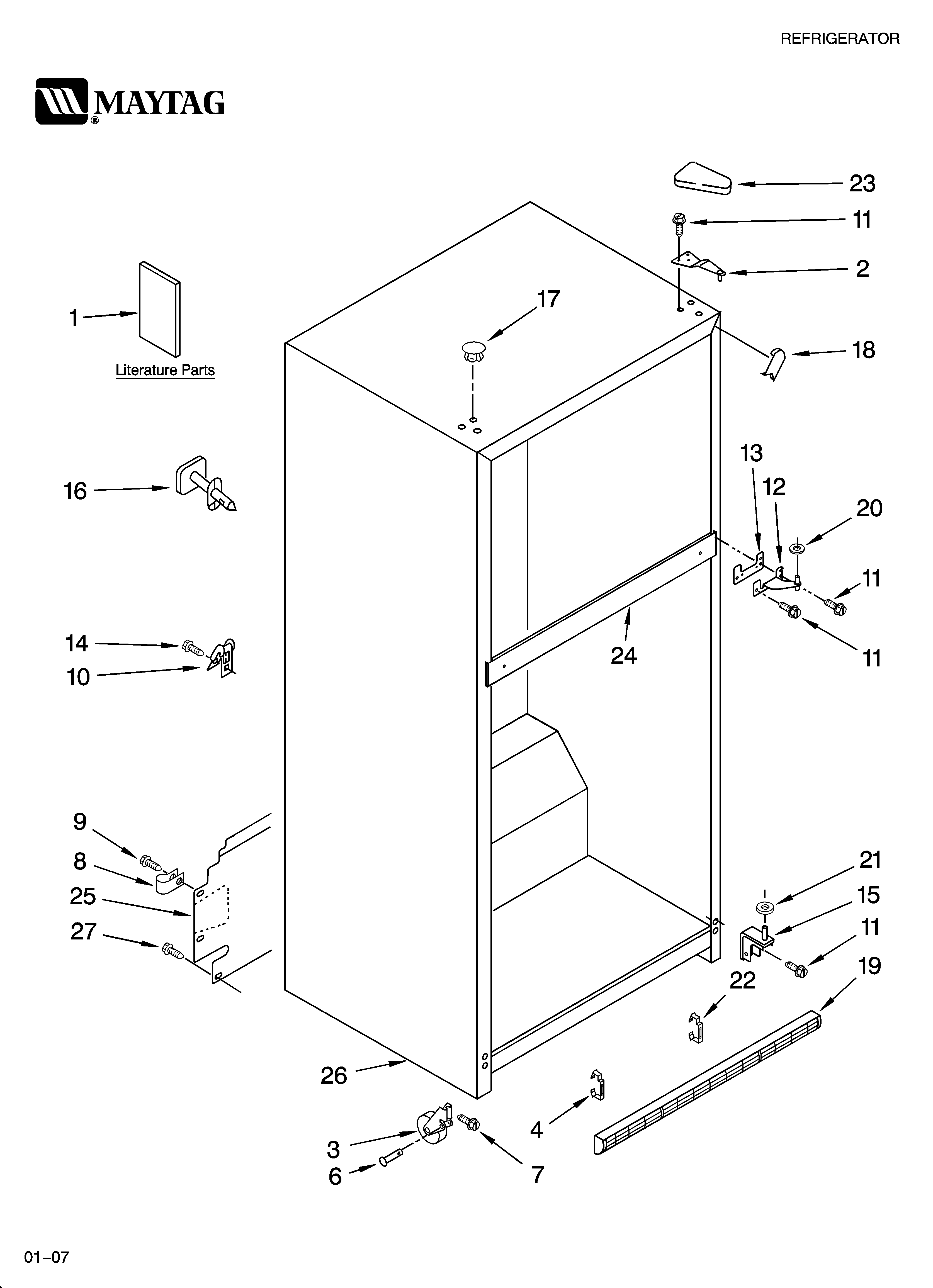 Cabinet parts