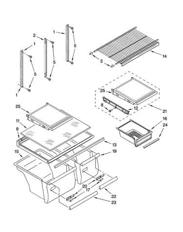 Shelf parts