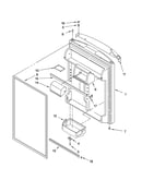 Refrigerator door parts