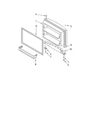 Freezer door parts, optional parts