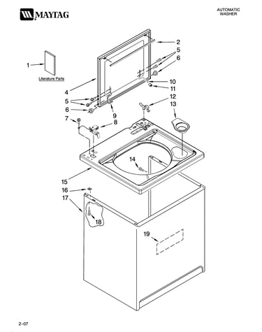 Top and cabinet parts