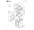 Maytag MTW6400TQ0 top and cabinet parts diagram