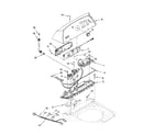 Maytag MTW6400TQ0 control panel parts diagram