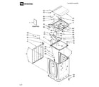 Maytag MTW6600TQ0 top and cabinet parts diagram