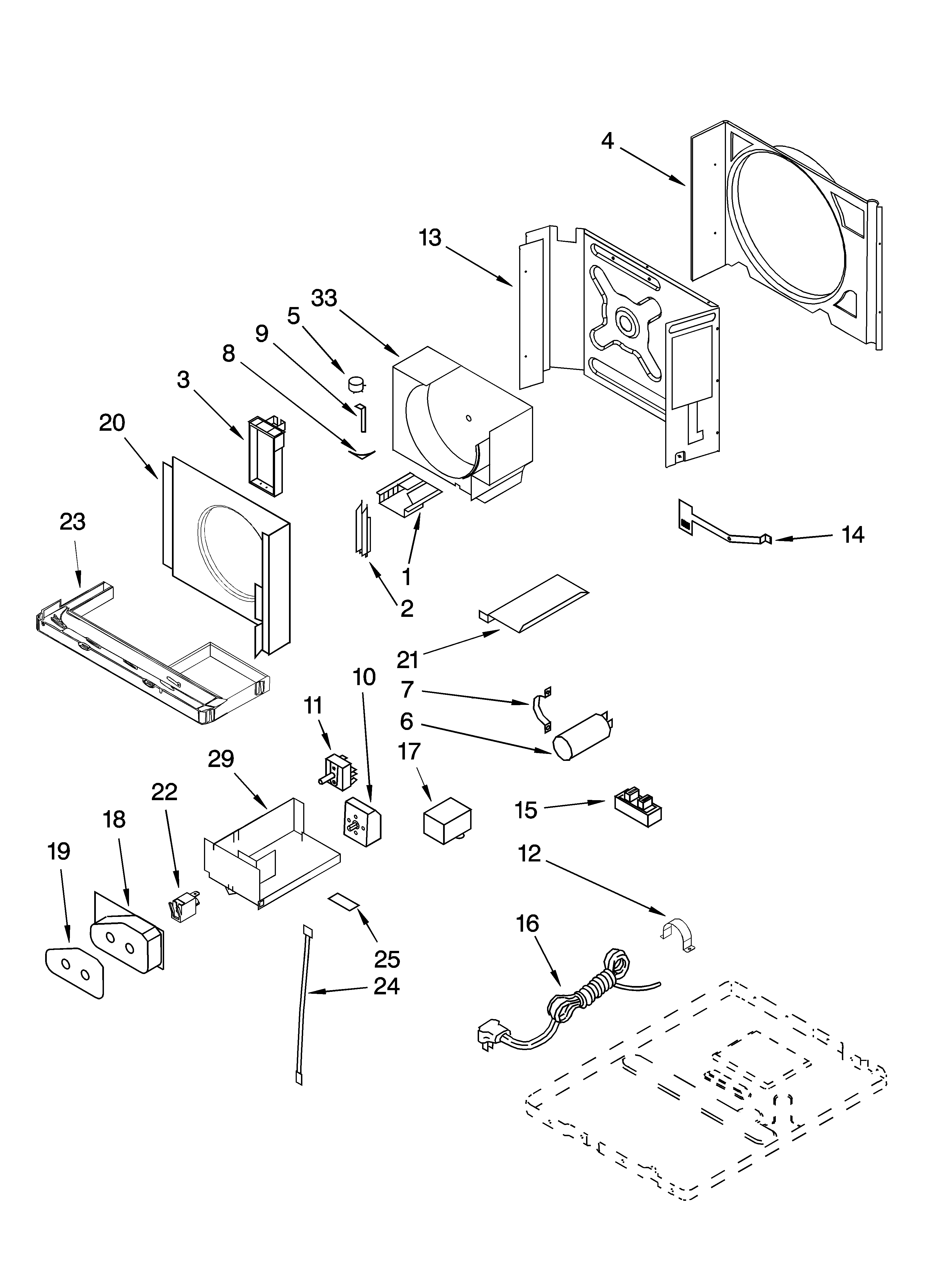 Air flow and control parts
